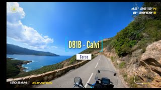 Best Motorcycle Road Trip: Corsica 12 - road D81B to Calvi