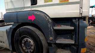 Amazing Repairing the Man Truck Mudguard With Fiberglass \\\\