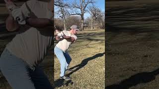 Driver shallow downswing