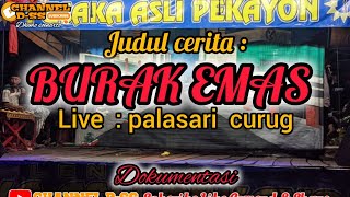 LENONG PUSAKA ASLI PEKAYON || JUDUL CERITA : BURAK EMAS - LIVE : PALASARI CURUG 11 JAN 2023