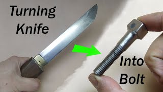 Making Bolt out of a Knife (April Fools Video)