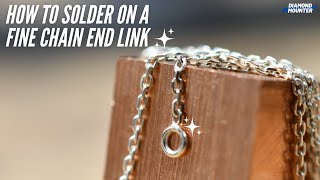 Fine Chain End Link Repair. Done Correctly!