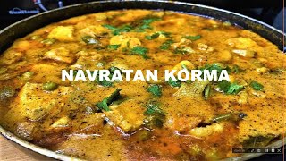 Restaurant Style Navratan Korma Recipe |Shahi Veg Korma Mix Vegetable Recipe | नवरतन कोरमा रेसिपी