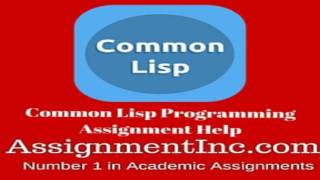 Common Lisp Programming Assignment Help