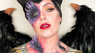 Maleficent inspired sfx makeup