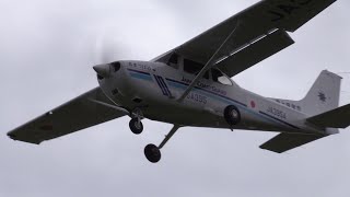 18/08/13 札幌丘珠空港 海上保安庁 JCG Cessna 172 JT-A Sky Hawk (JA395A) Touch-and-go at Okadama Airport