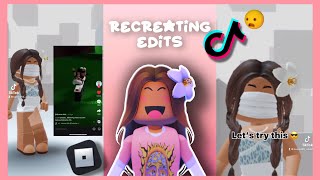 All of My Recreating Edits Series in One Video | beenie55_roblox