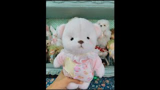 Plush toy Lena Bear manual tutorial