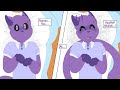 Catnap Becomes Awkward - Dogday And Catnap - Smiling Critters Comic Dub