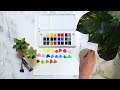 our aquafine watercolour travel set