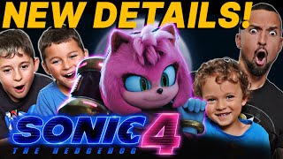 SONIC 4 LOGO REVEALED! MAJOR SILVER UPDATE! PLOT DETAILS \u0026 More! Amy Rose | Metal Sonic | Paramount+