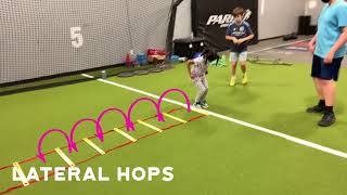 Ladder Drill - Lateral Hops (Physical Education Lesson)