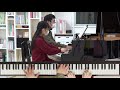 【ピアノ連弾】【piano duo】アイネ・クライネ・ナハトムジークより第1楽章　eine kleine nachtmusik｜沖縄ピアノ教室　4k撮影　手元撮影