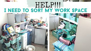 CRAFT SPACE MAKEOVER | Declutter & Organise | Craft Room Organisation | Home Off