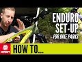 How To Set Up An Enduro Mountain Bike For A Bike Park