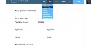 Helpful Tip: Adding Initials to Dotloop