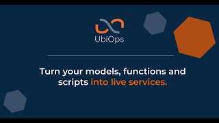 UbiOps: run, manage and connect your Python & R models and functions.