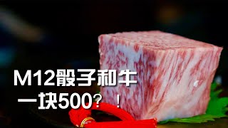 【阿然又饿了】日式烧肉店一块m12极上骰子和牛500元？！还有手臂长的黄金虾第一次见！