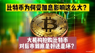 比特币为何受加息影响如此大？大机构抢购比特币对后市的影响