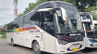 BUS SINAR JAYA TERBARU 47 RM MERCEDES BENZ 1623 EXECUTIVE TOILET 40 SEAT JAKARTA-BOBOTSARI