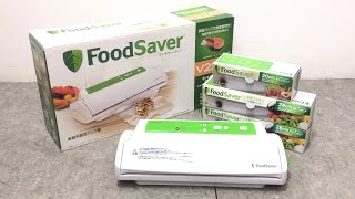 □ Food Saver フードセーバー V2240 真空パック機 家庭用 専用パックロール 食品保存 鮮度 真空 付属欠品あり 動作確認済み □24033003