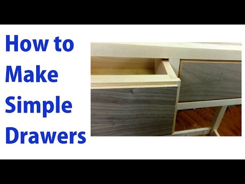 How to Make Simple Wooden Drawers - woodworkweb How to Make Simple Wooden Drawers - woodworkweb