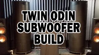 The Twin Odin dual Sonotube Subwoofer DIY build with Dayton Audio UM18-22 18\