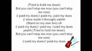 Anastacia - Paid my dues (lyrics)