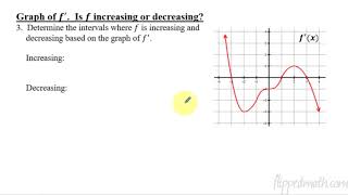 Calculus AB/BC – 5.3 Determining Intervals on Which a Function is Increasing or Decreasing