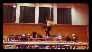 トランポリン バッジテスト 5級 4級 合格 ７歳 小学1年生 trampoline