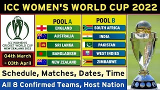 ICC WOMEN'S WORLD CUP 2022 | TEAMS, VENUE, PITCH REPORT & DREAM 11 TEAM | JACKPOT MATCH LIST |