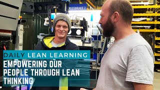 How We Empower Our People Through Lean Thinking | JJB Lean Academy UK