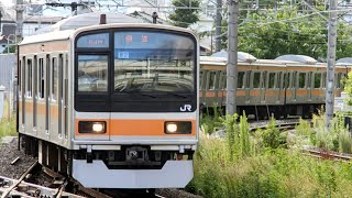 拝島駅電留線撮影会返却回送　209系トタ82編成　立川駅青梅線ホーム到着