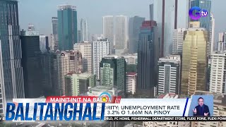 PSA - Unemployment rate noong Nobyembre, 3.2% o 1.66M na Pinoy | Balitanghali