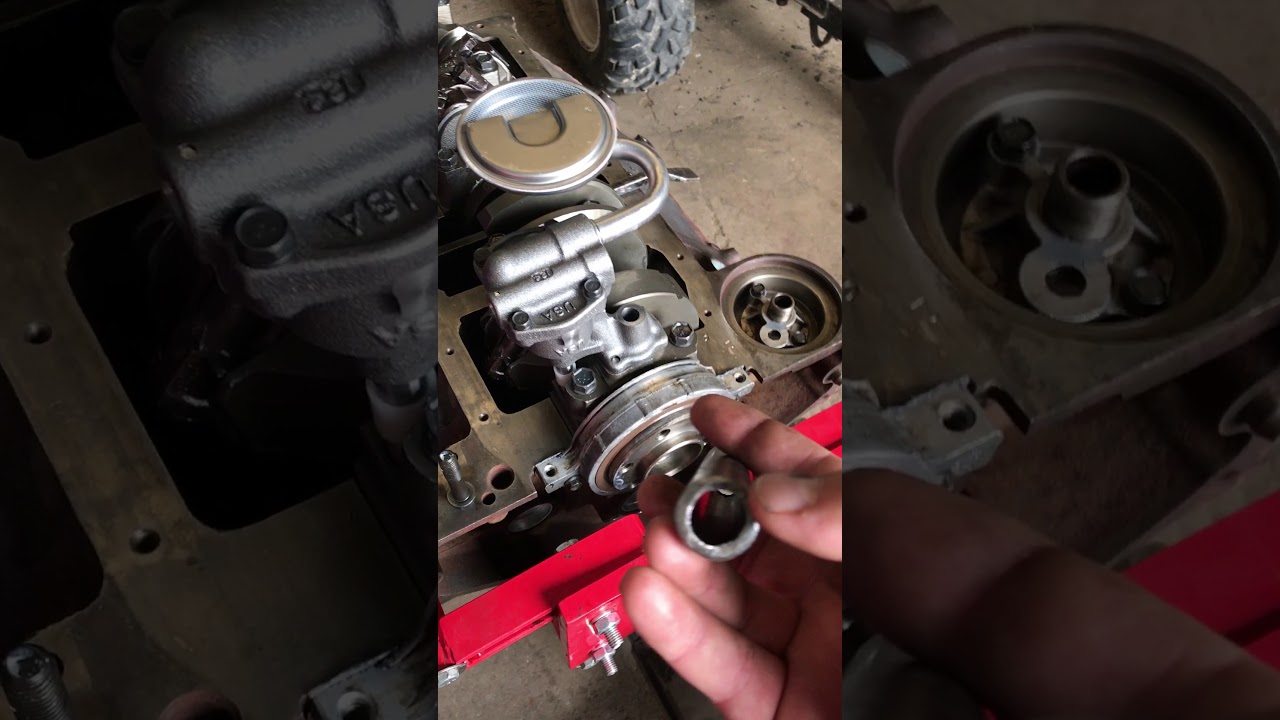 Installing A New Oil Pump Pickup Tube And Screen On A SBC - YouTube