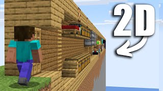 Я Построил 2D Базу в Майнкрафте
