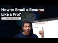 How to Email Resume for Job Application