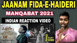 Indian Reaction|Jaanam Fida-e-Haideri|Mola Ali Manqabat|Muazzam Ali Mirza Vs Amjad Baltistani
