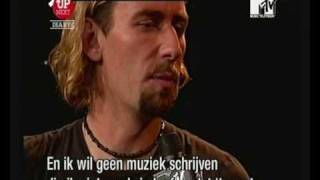 Exclusive Nickelback interview taken in Holland (Part 4)