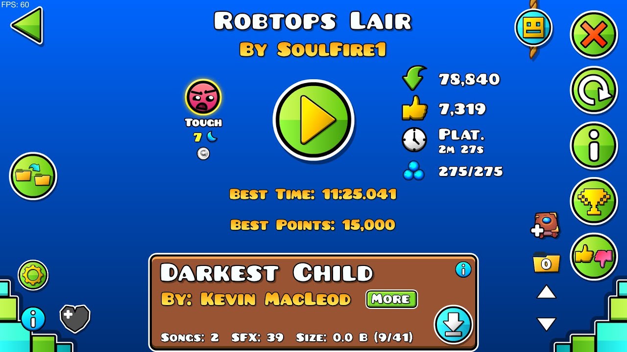 Geometry Dash часть 152 Robtops Lair By Soulfire1 Youtube