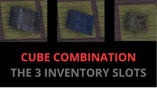 How to make the 3 inventory cubes, in Cube Combination