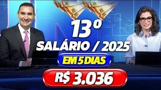 INSS: 1ª PARCELA do 13º SALÁRIO para os APOSENTADOS - CALENDÁRIO INSS 2025 - VEJA DATAS e VALORES