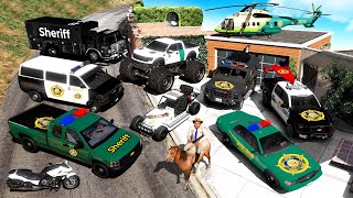 Collecting SECRET SHERIFF VEHICLES in GTA 5!