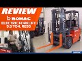 REVIEW FORKLIFT ELEKTRIK DENGAN KAPASITAS BEBAN 3.5 TON - BOMAC FORKLIFT RE35 - STANDART LIFT 3M