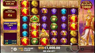 Wisdom of Athena FREE SPINS 16x MULTIPLIER !!!