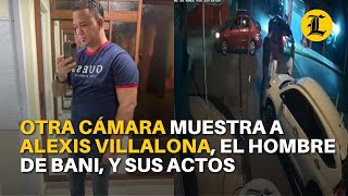 Otra cámara muestra a Alexis Villalona, el hombre de Bani, y sus actos