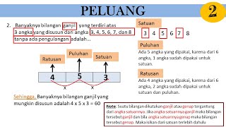 MATEMATIKA | PELUANG - Banyaknya bilangan  ganjil  terdiri dari 3 angka yang dapat disusun ?