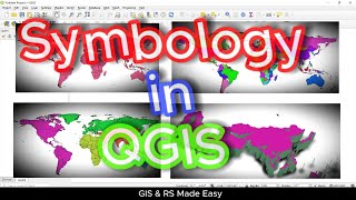 Symbology in QGIS | QGIS Beginner's Tutorial | GIS \u0026 RS Made Easy