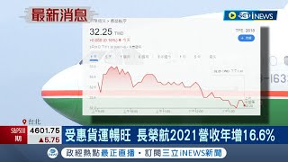 長榮航不畏疫情影響今股價小漲法說會釋利多 受惠貨運暢旺長榮航2021營收年增16.6% 4月增加10-15%航班樂看航空貨運｜記者 方昱翔 許智雄｜【台灣要聞】20220331｜三立iNEWS