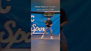 13 years old Rafa 😍😍❤💯#nadal#tennis#shorts...